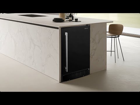 DRIJA FH36 Black Fabricador de Hielo Empotrable | Negro