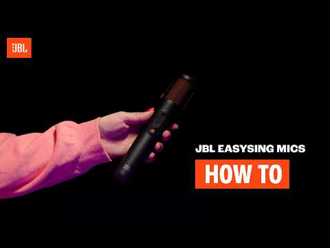 JBL EasySing Mics Micrófono Vocal Profesional Inalámbrico
