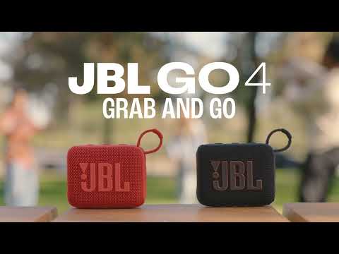 JBL GO 4 Bocina Portátil Bluetooth Waterproof | JBL Pro Sound | 7H | IP67 | Rojo