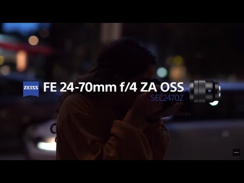 Sony Lente Vario-Tessar T* FE 24-70mm f/4 ZA OSS