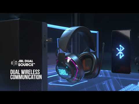 JBL Quantum 910 Headset Gaming Audífonos Inalámbricos Bluetooth Over-Ear para Smartphones / MAC / PC / Consolas | Active Noise Cancelling