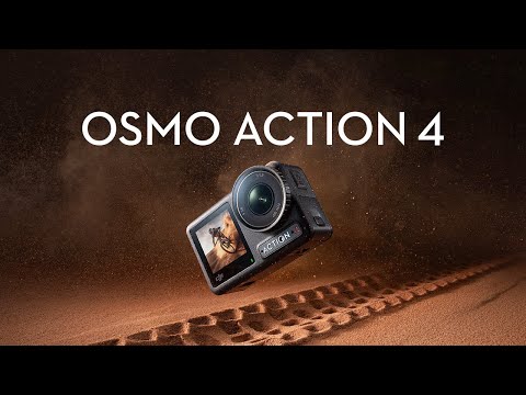 DJI Osmo Action 4 Adventure Cámara de Acción | Video 4K | Doble Pantalla | HorizonSteady | Slow Motion