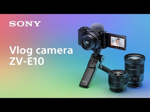 Sony ZV-E10 Alpha Cámara Digital Mirrorless con Lente 16-50mm OSS II | ZV-E10K