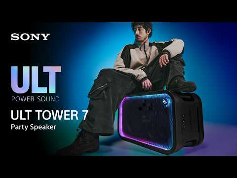 Sony ULT TOWER 7 Bocina Portátil Bluetooth | ULT Power Sound | Luces | 30H | Negro