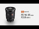 Sony Lente FE 16-35mm f/2.8 GM II