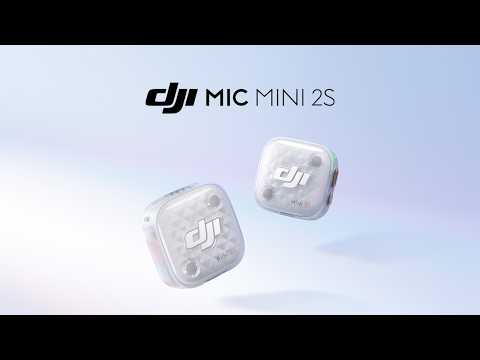 DJI Mic Mini 2S Micrófono Inalámbrico | 1 Transmisor | 1 Receptor | Para Cámaras Profesionales, Smartphones, Tablets y Computadoras | Cubierta Magnética Intercambiable