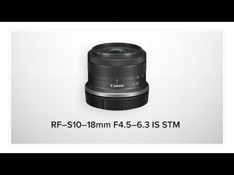 Canon Lente RF-S 10-18mm f/4.5-6.3 IS STM
