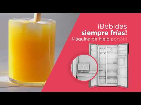 Frigidaire Refrigeradora Side By Side Inverter | Tecnologia Autosense | Panel Digital | Dispensador de Agua | 15.5p3