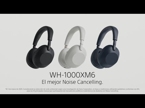 Sony WH-1000XM6 Audífonos Inalámbricos Bluetooth Over-Ear | Noise Cancelling | Negro
