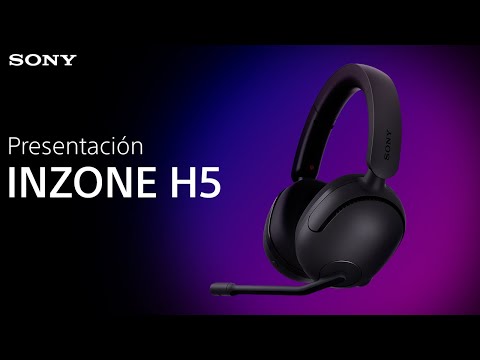 Sony INZONE H5 Headset Gaming Audífonos Inalámbricos Bluetooth Over-Ear para PS5 / PC | Negro