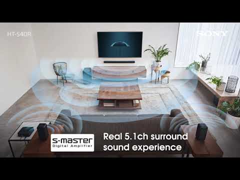 Sony Barra de Sonido Bluetooth de 5.1 Canales | Subwoofer | Authentic Surround Sound | Dolby Digital | 600W