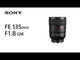Sony Lente FE 135mm f/1.8 GM
