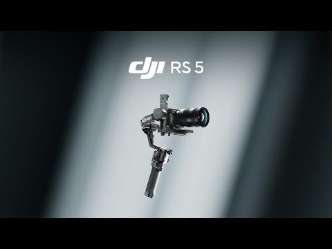 DJI RS 5 Gimbal para Cámaras | Estabilizador de 3-Ejes | Motor Focus Pro | OLED Touchscreen | 14H | Negro