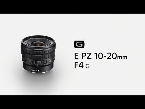 Sony Lente E 10-20mm f/4 PZ G