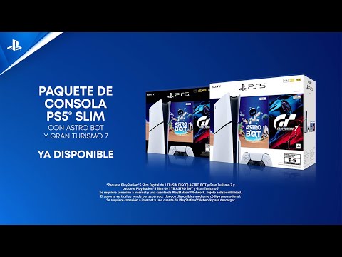 Sony Bundle PlayStation 5 Slim Consola con Astro Bot & Gran Turismo 7 | Blu-Ray Edition | 1TB