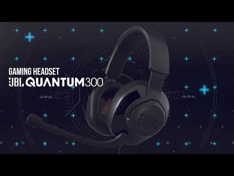 JBL Quantum 300 Headset Gaming Audífonos Over-Ear de Cable para Smartphones / MAC / PC / Consolas