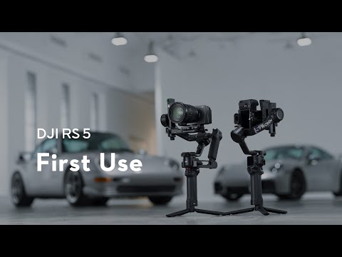 DJI RS 5 Gimbal para Cámaras | Estabilizador de 3-Ejes | Motor Focus Pro | OLED Touchscreen | 14H | Negro