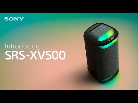 Sony XV500 Bocina Portátil Bluetooth | Mega Bass | Luces | 25H | Negro