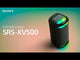 Sony XV500 Bocina Portátil Bluetooth | Mega Bass | Luces | 25H | Negro