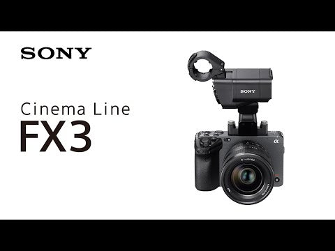 Sony FX3 Alpha Cinema Line Cámara Digital Mirrorless Body | ILME-FX3 | Full Frame
