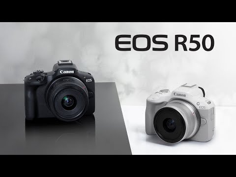 Canon EOS R50 Cámara Digital Mirrorless con Lente 18-45mm IS STM