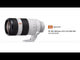 Sony Lente FE 100-400mm f/4.5-5.6 GM OSS