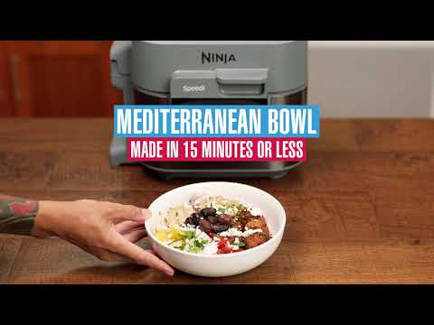 Ninja Speedi Olla Rápida Multifuncional 12-en-1 de 5.7L | Speedi Meals | Comidas de 15 Minutos | Freidora de Aire | Gris