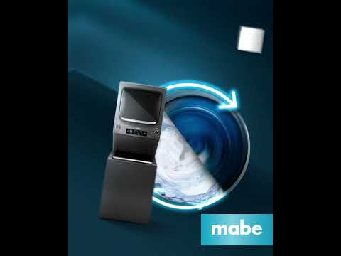 Mabe Centro de Lavado Premium a Gas | Display Touch | Infusor Aqua Energy | Aqua Saver Green | 20kg | Gris Diamante