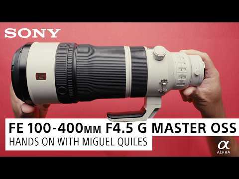 Sony Lente FE 100-400mm f/4.5 GM OSS