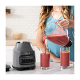 Oster BLSTPEGGPB Licuadora de 6 Velocidades | Boroclass | All-Metal Drive | Función de Pulso | 1.5L | 800W | Gris