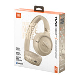 JBL Tune 680NC Audífonos Inalámbricos Bluetooth On-Ear | Adaptive Noise Cancelling | Beige