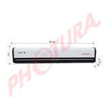 Sankey Cortina de Aire | Alta Eficiencia | Silencioso | Control Remoto | 88W | Negro