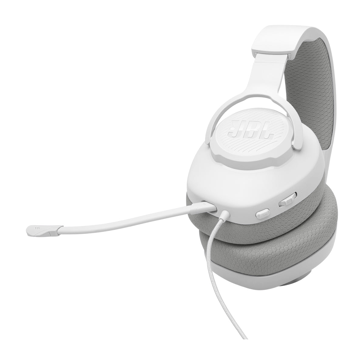JBL Quantum 100M2 Headset Gaming Audífonos Over-Ear de Cable para Smartphones / MAC / PC / Consolas | Blanco