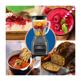 Oster BLSTPEGGPB Licuadora de 6 Velocidades | Boroclass | All-Metal Drive | Función de Pulso | 1.5L | 800W | Gris
