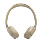 JBL Tune 680NC Audífonos Inalámbricos Bluetooth On-Ear | Adaptive Noise Cancelling | Beige