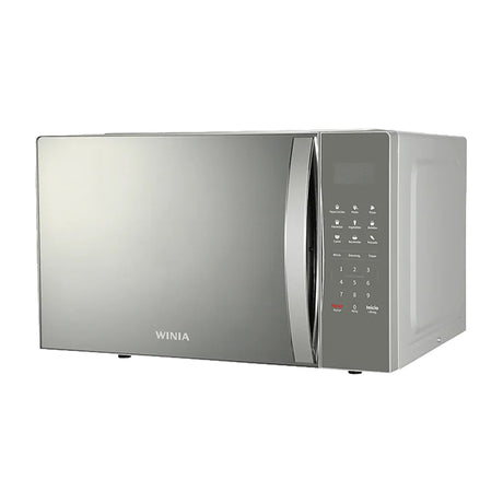 Winia Microondas de 1000W | 1.5p3 | Sistema de Bloqueo Infantil | Plateado