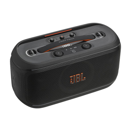 JBL PartyBox On-the-Go 2 Plus Bocina Portátil Bluetooth | JBL Original Pro | Micrófono | Luces | 15H | IPX4 | Negro