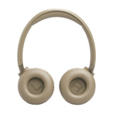 JBL Tune 680NC Audífonos Inalámbricos Bluetooth On-Ear | Adaptive Noise Cancelling | Beige