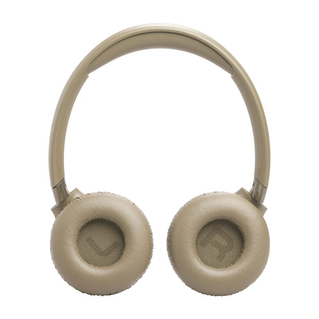 JBL Tune 680NC Audífonos Inalámbricos Bluetooth On-Ear | Adaptive Noise Cancelling | Beige