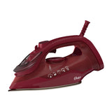 Oster GCSTAC7201 Plancha de Ropa a Vapor | 25% Mas Cobertura | Punta de Precision | Aero Ceramic | Sistema Anti-Calcificación | Rojo