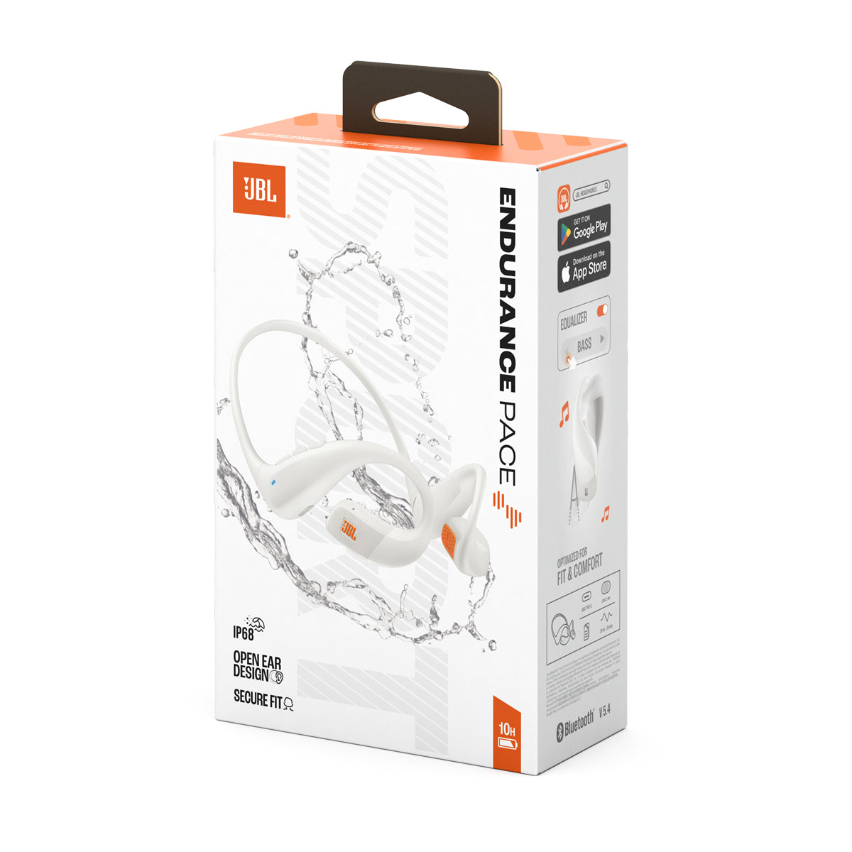JBL Endurance Pace Audífonos Inalámbricos Bluetooth Deportivos | Blanco