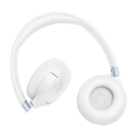 JBL Tune 680NC Audífonos Inalámbricos Bluetooth On-Ear | Adaptive Noise Cancelling | Blanco