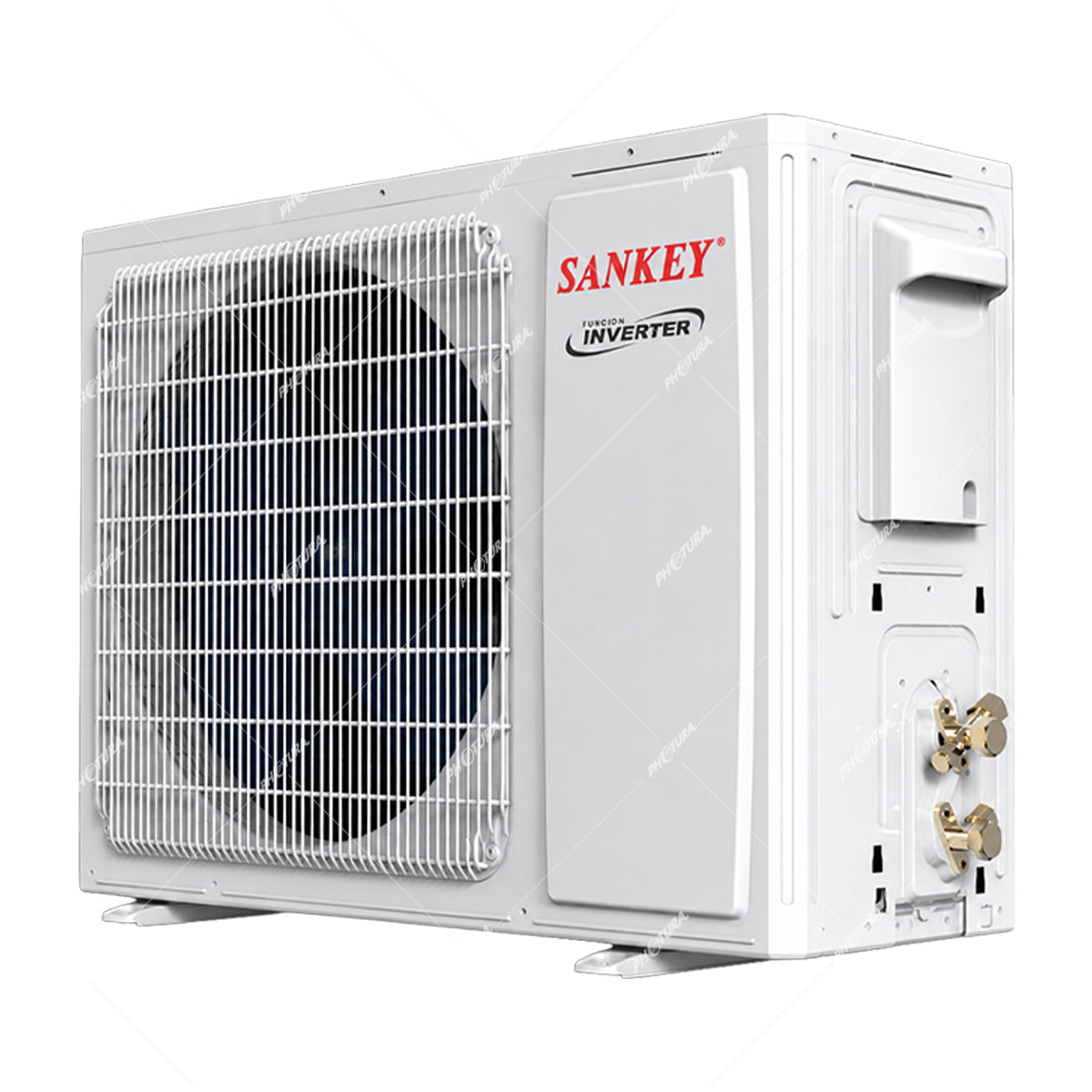 Sankey Aire Acondicionado Split Inverter 17,000 BTU | SEER 22 | WiFi | Alta Eficiencia | Enfriamiento Supremo | Silver Ion | Filtro de Carbon Activo | 220v | White Mirror