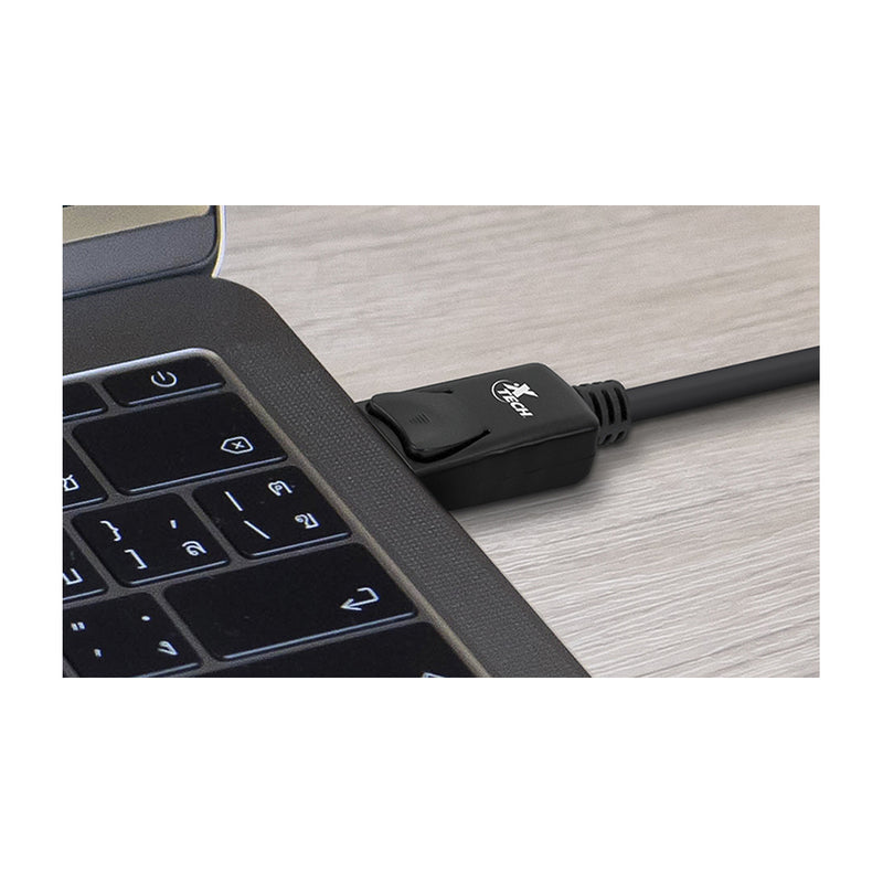 Xtech – Cable DisplayPort – DisplayPort (M) a DisplayPort (M) – 1.8 m –  trabado – negro – Electro Import