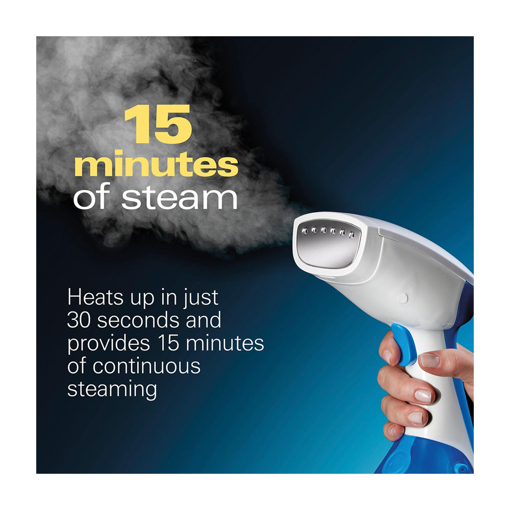 Hamilton Vaporizador de Prendas | 15 Minutos de Vapor Continuos | Azul Blanco