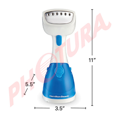 Hamilton Vaporizador de Prendas | 15 Minutos de Vapor Continuos | Azul Blanco