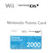 Tarjeta de 2000 Nintendo Points | DS & WII Store