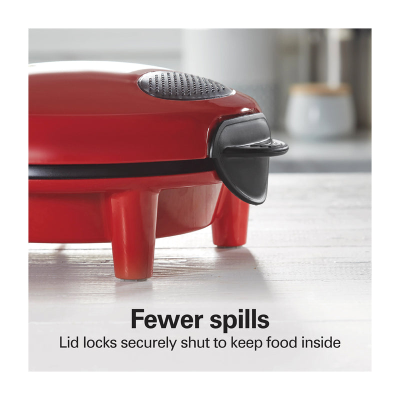 Hamilton Beach Maquina para hacer Quesadillas | 6 Piezas | 900W | Rojo