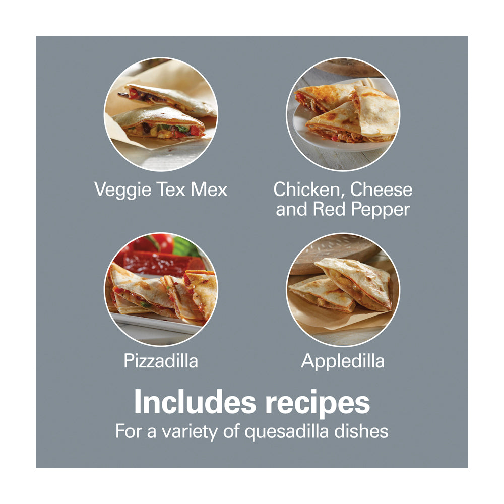 Hamilton Beach Maquina para hacer Quesadillas | 6 Piezas | 900W | Rojo