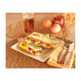 Hamilton Beach Panini Press Sandwichera Gourmet | Rejillas Antiadherentes | Plateado